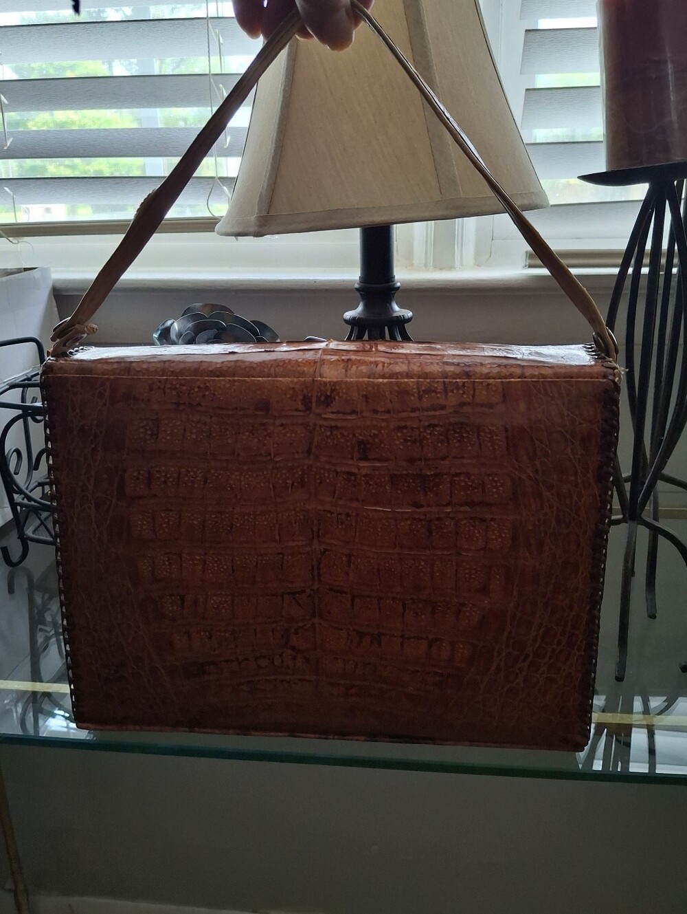 ETCO Rare Vintage 50s/60s Genuine Alligator Purse - Picture 4 of 12